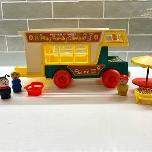 Vintage Fisher Price Little People Play Camper